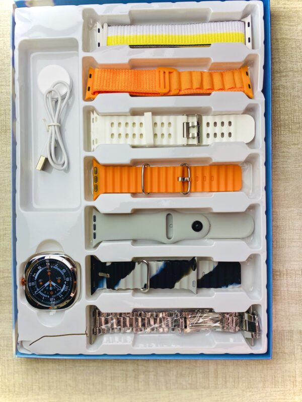 Classic Round Dial Smart Watch (7in1) - Image 3