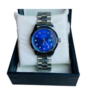 Rolex Classic Blue Dial  Watch (Date Version)