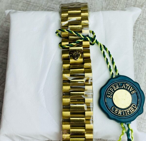 Rolex Golden Green Dial  Watch – Luxury Edition (Day-Date) - Image 4