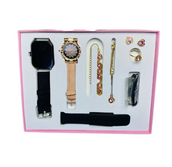 Deluxe Girls Smart Watch Gift Set – With Jewelry & Dual Watches - Image 2