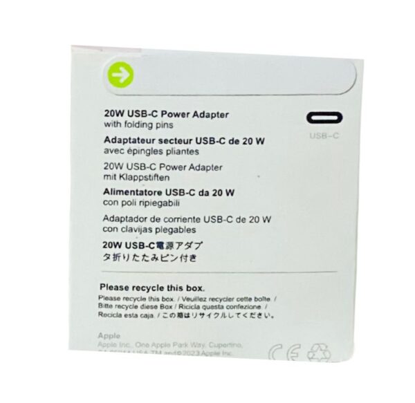 Apple 20W Adapter (3-Pin) - Image 2